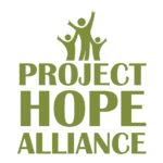 A colored logo of Project Hope Alliance.
