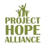 A colored logo of Project Hope Alliance.