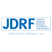 A colored logo of JDRF.